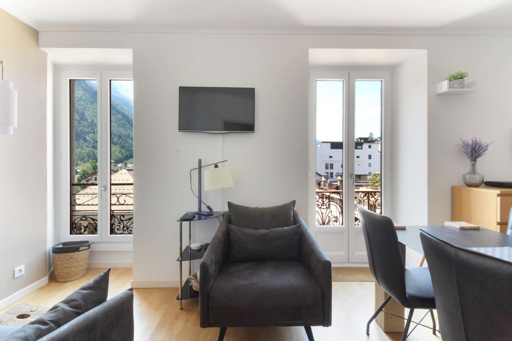 Nook 42 - The Loft - Central 2Br W/ Balcony Views Chamonix Luaran gambar